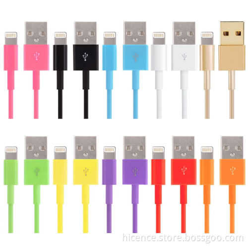 Colorful USB Data Sync Charger Cable for iPhone 5s